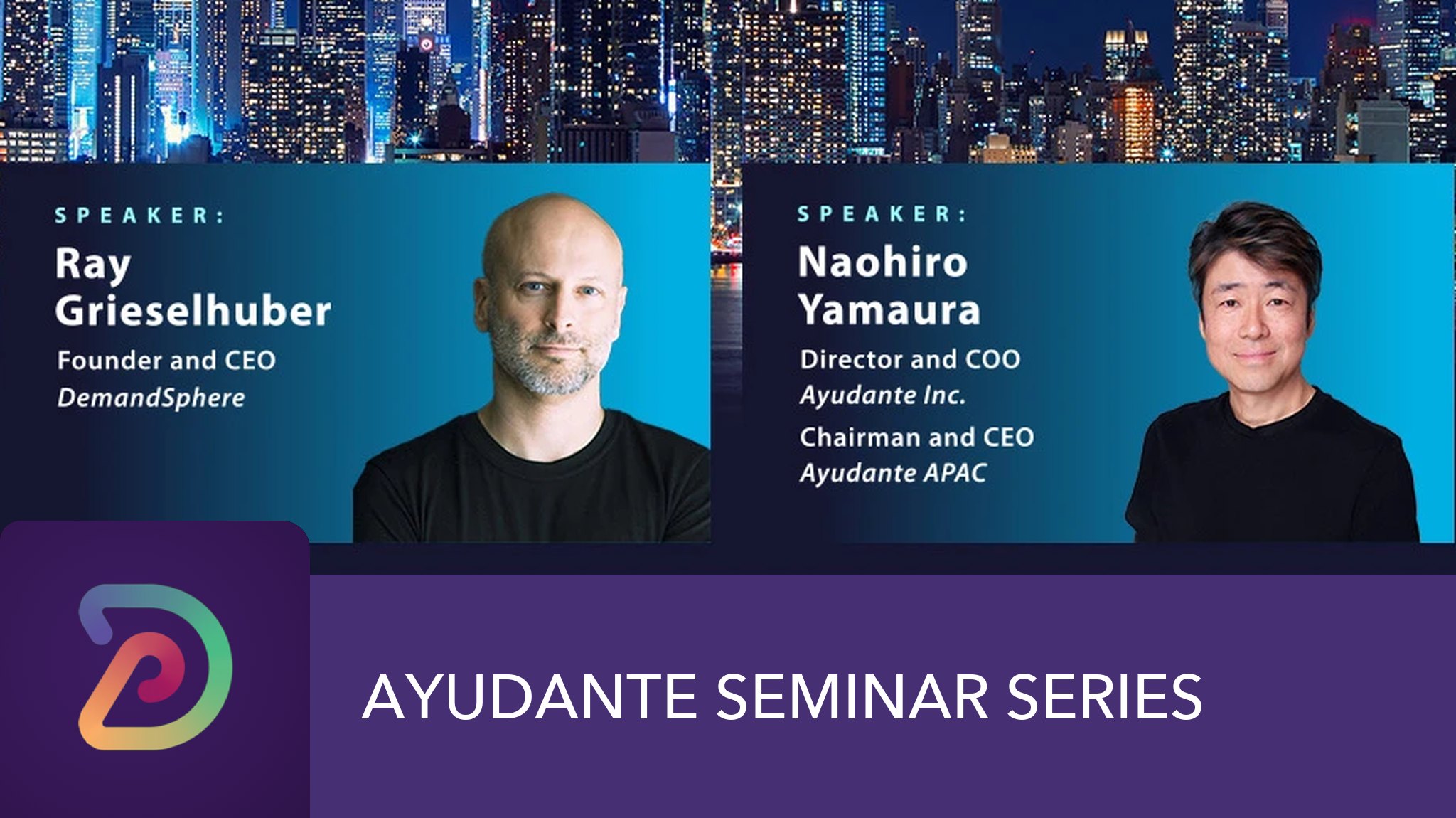 Digital Marketing Strategies for the AI Era - speakers Ray Grieselhuber and Naohiro Yamaura