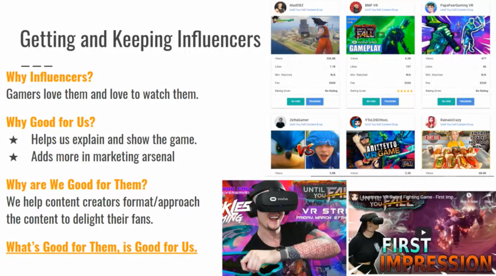 Getting and Keeping Influencers